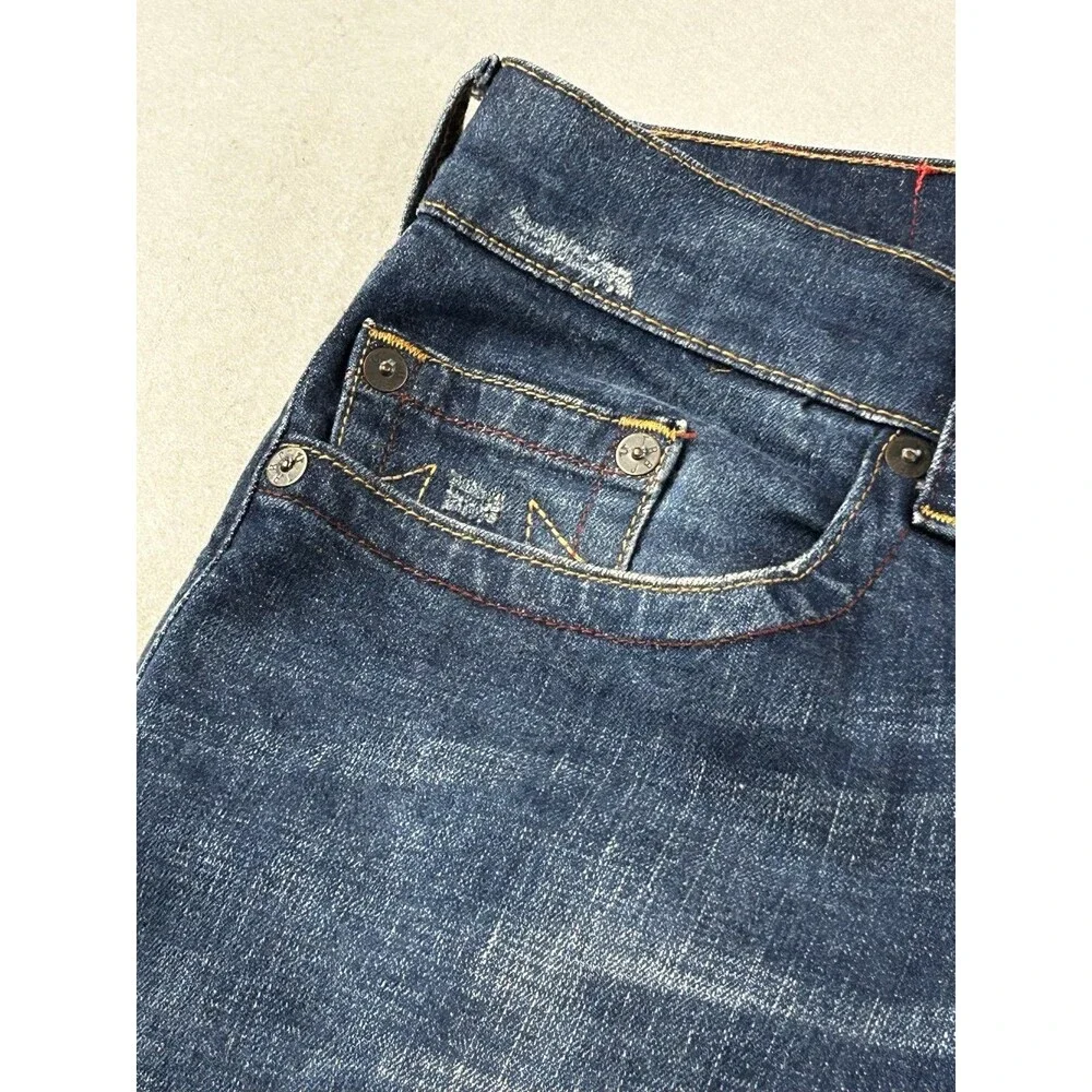 True Religion Mens Ricky Relaxed Straight Denim Jeans Size 40